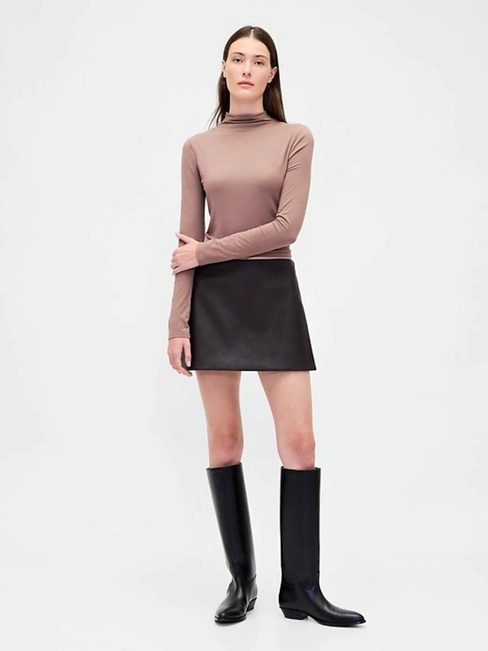 GAP Leather Skort
